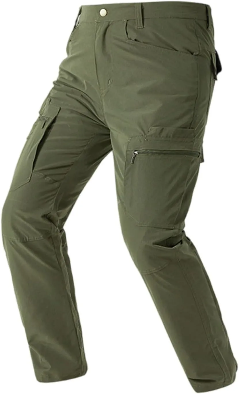 Tactical Work Cargo Pants for Men Ripstop Waterproof Stretch Quick Dry Pants Relaxed Fit Utility Outdoor Apparel