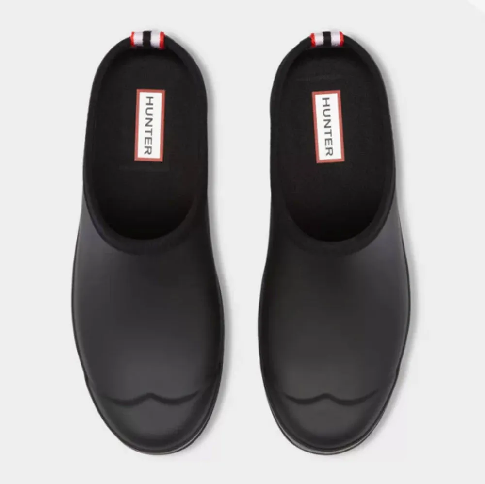 The Work Play Clog by Hunter in Black