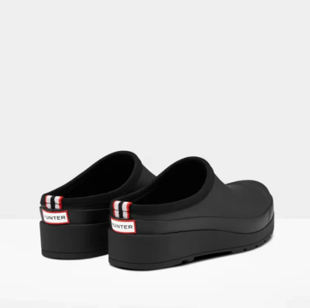 The Work Play Clog by Hunter in Black
