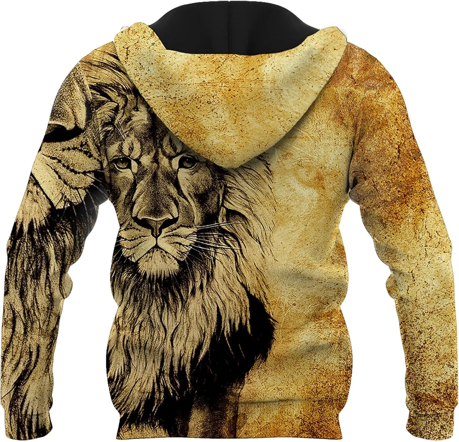 Unisex 3D Hoodie for Men Printed Graphic Pullover Retro Vintage Casual Pullover Sweatshirt with Pockets