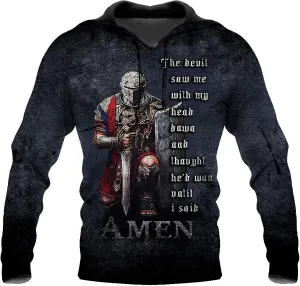 Unisex 3D Hoodie for Men Printed Graphic Pullover Retro Vintage Casual Pullover Sweatshirt with Pockets