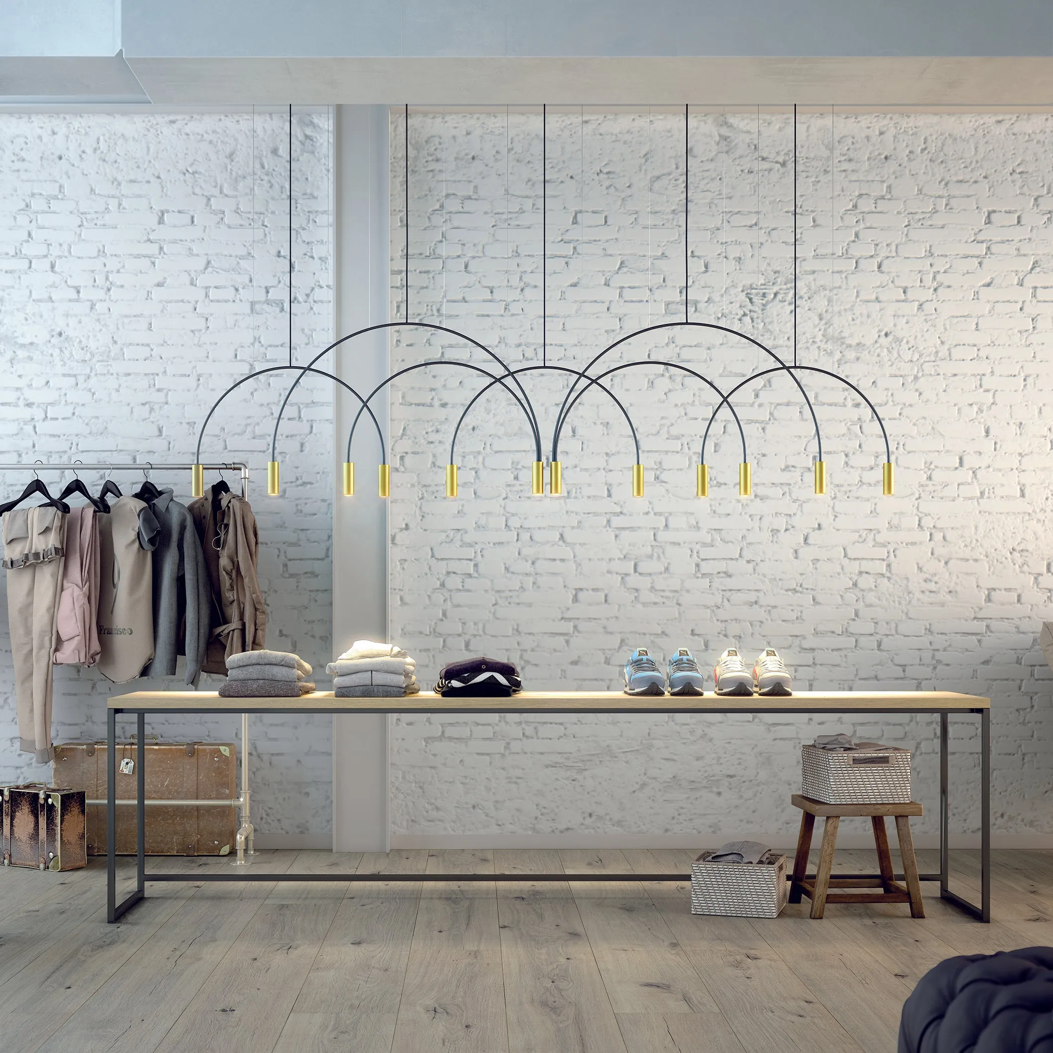 Volta L165.3D2T Linear Pendant Light