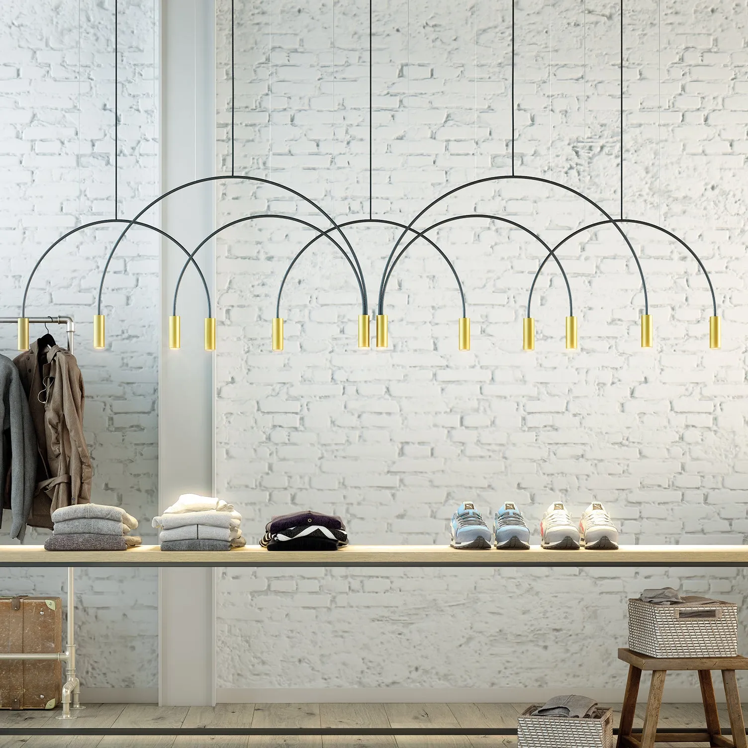 Volta L165.3D2T Linear Pendant Light