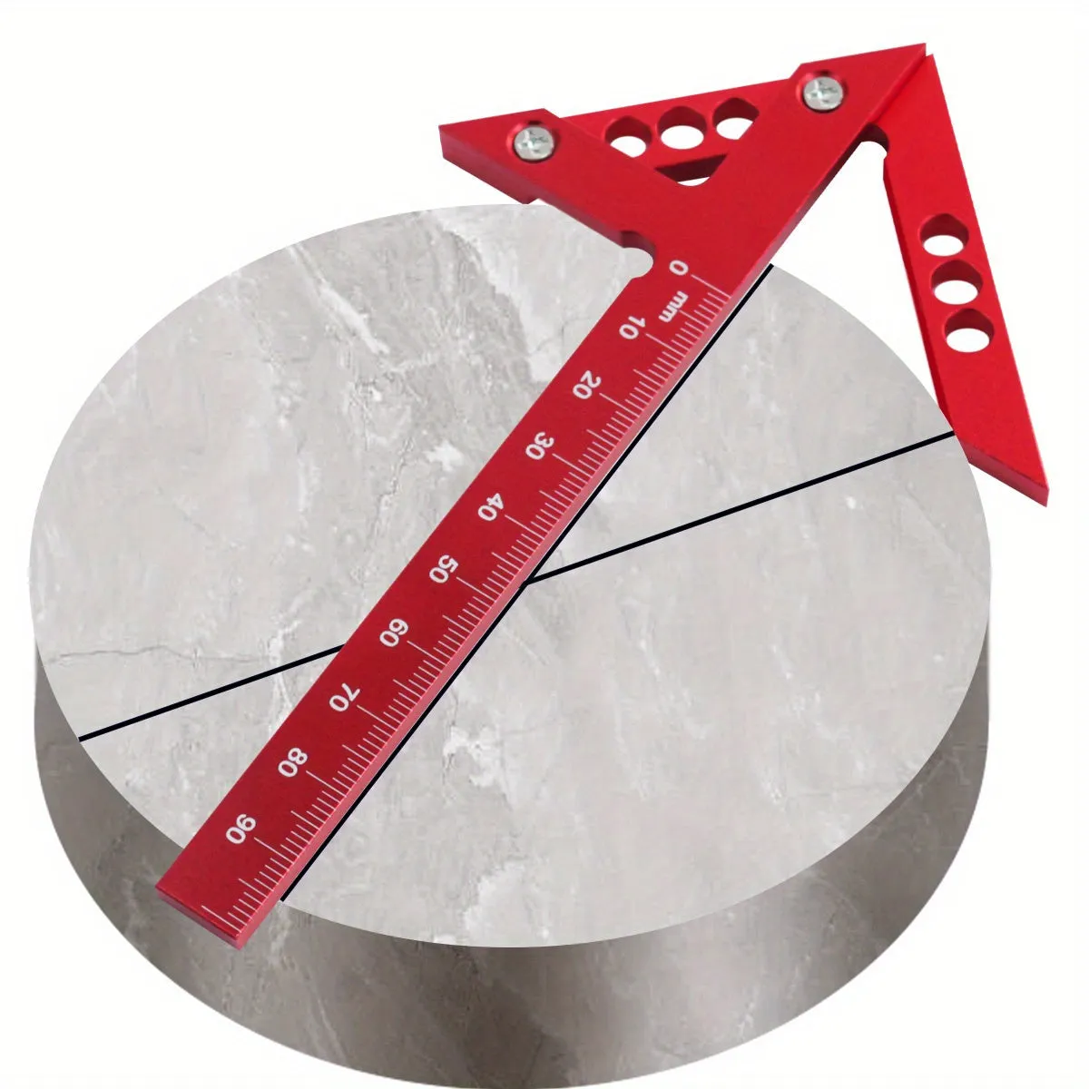 Woodworking Center Scribe Gauge with 4590 Degree Angles