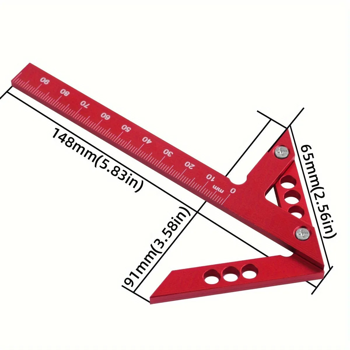 Woodworking Center Scribe Gauge with 4590 Degree Angles