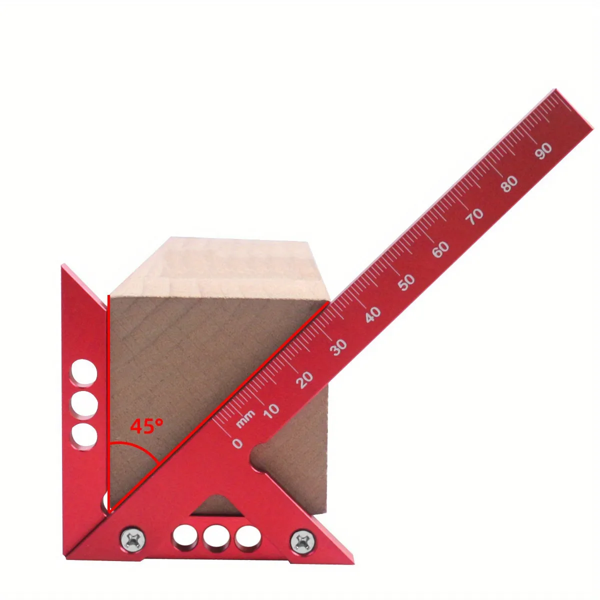 Woodworking Center Scribe Gauge with 4590 Degree Angles