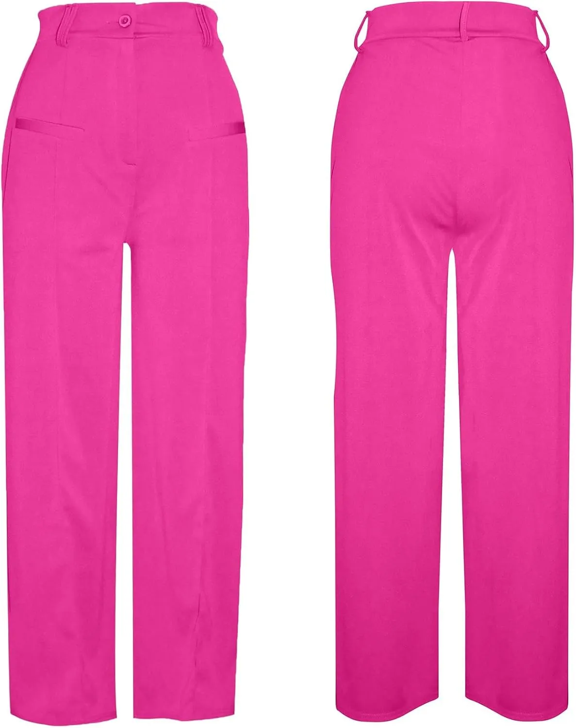 YOOTIKO Womens Wide Leg Dress Pants High Waisted Straight Leg Slacks Business Casual Work Trousers